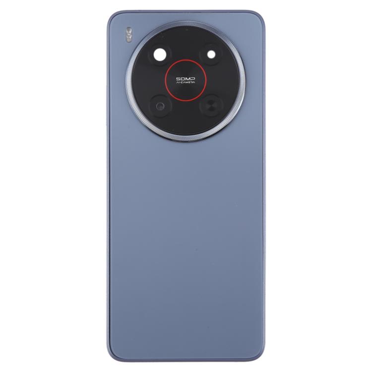 For ZTE Blade V70 Max Plastic Battery Back Cover with Middle Frame / Camera Lens Cover(Purple) - free shipping - PMC TechLife - Order now!