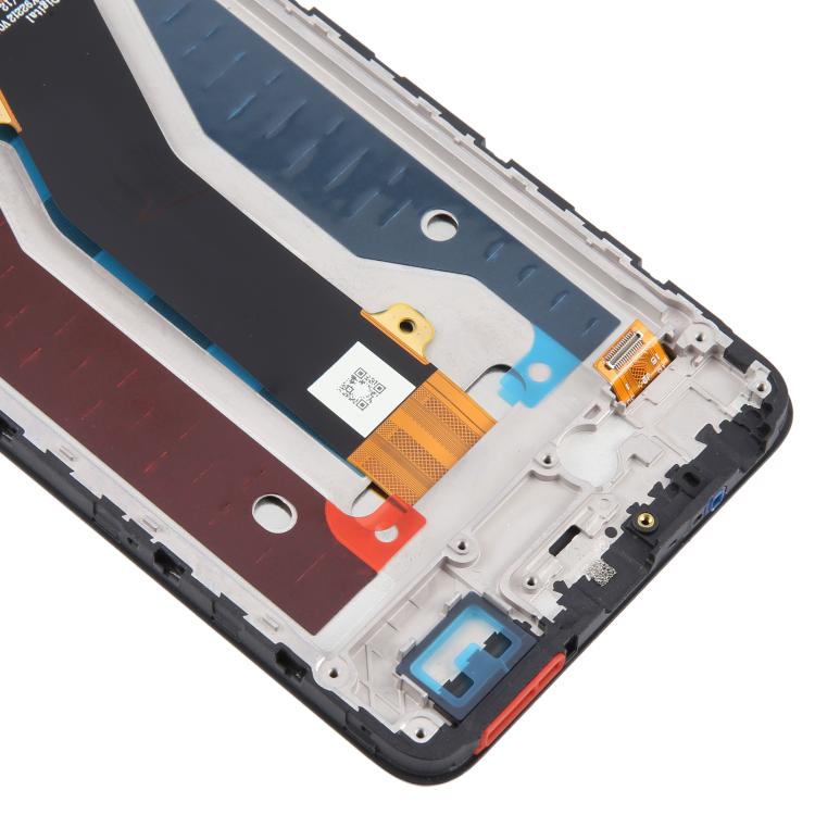 For ZTE Blade V70 Max LCD Screen Digitizer Full Assembly with Frame (Black) - free shipping - PMC TechLife - Order now!