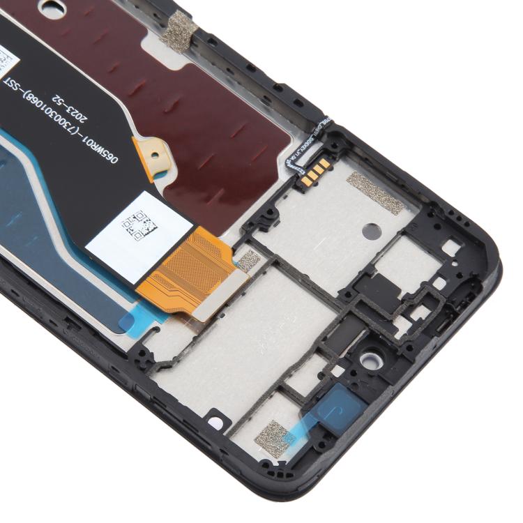 For ZTE Blade A75 4G / V60 Smart LCD Screen Digitizer Full Assembly with Frame (Black) - free shipping - PMC TechLife - Order now!
