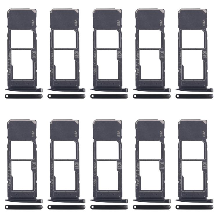 For Motorola Moto G7 Plus 10pcs Original SIM + Micro SD Card Tray (Black) - free shipping - PMC TechLife - Order now!