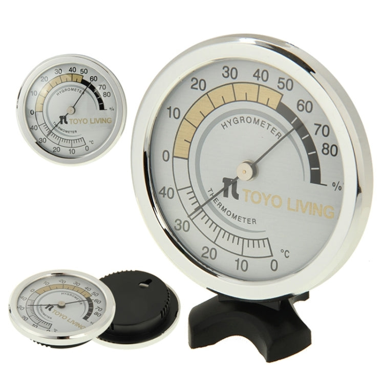 Indoor Thermometer and Hygrometer (TH123)(Silver) - Indoor Thermometer by PMC TechLife | Online Shopping South Africa | PMC TechLife | Buy Now Pay Later Mobicred