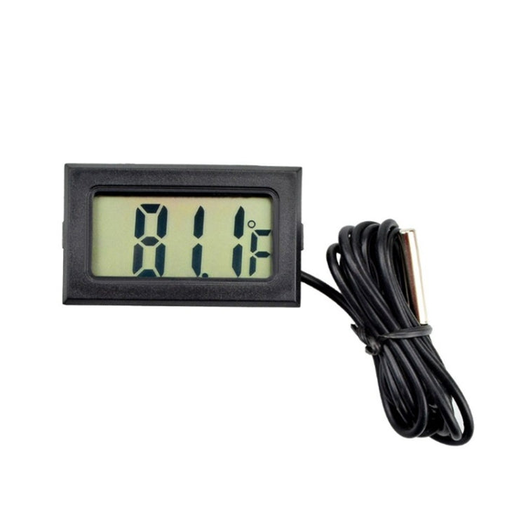 Mini LCD Indoor Digital Thermometer (Fahrenheit Display), Black(Black) - Indoor Thermometer by PMC TechLife | Online Shopping South Africa | PMC TechLife | Buy Now Pay Later Mobicred