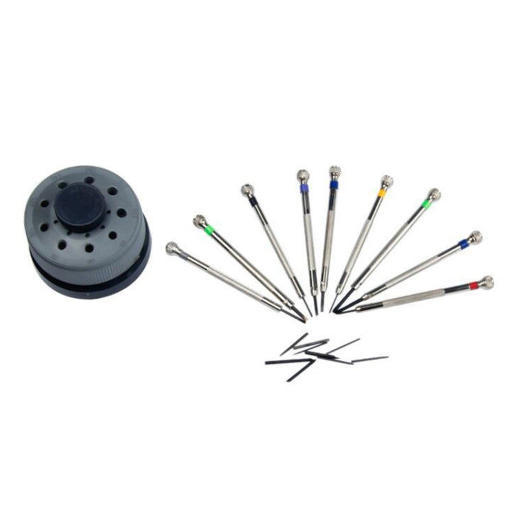 9 PCS 0.5mm-2.5mm Watch Repair Screwdriver Tools Set Kit(Silver) - free shipping - PMC TechLife - Order now!