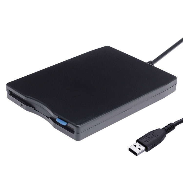 USB Portable Diskette Drive, USB External Floppy Drive(Black) - Rewritable Drive by PMC TechLife | Online Shopping South Africa | PMC TechLife