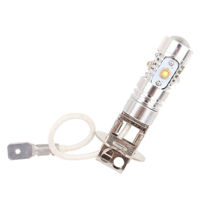 H3 25W 1250LM 6500K White Light 5 XT-E LED Car Foglight , Constant Current , DC12-24V ( Silver + Yellow ) - Fog / Driving Lights by PMC Jewellery | Online Shopping South Africa | PMC Jewellery | Buy Now Pay Later Mobicred