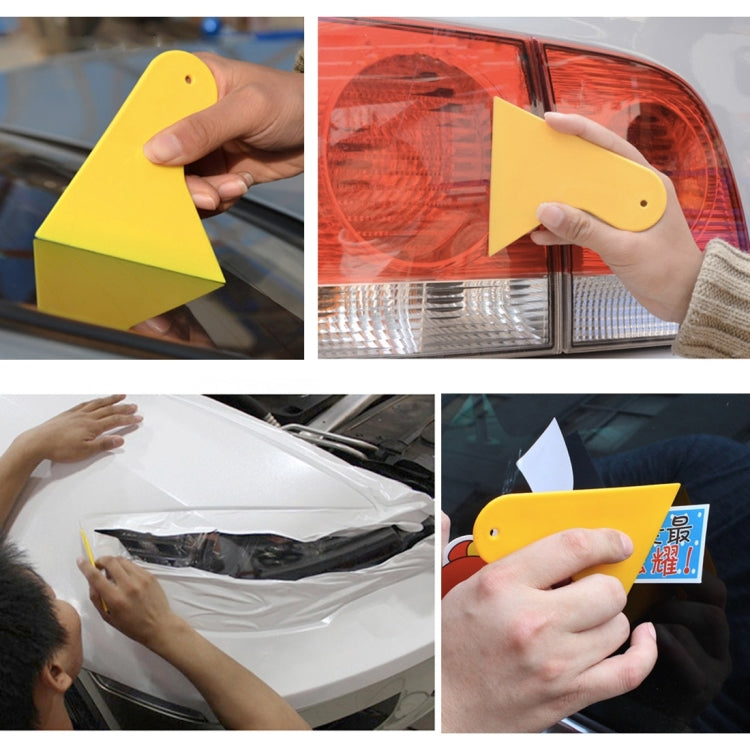 KANEED 10 PCS Car Window Wrapping Film Scraper Thickening Car Sticker Tool, Size: 11cm x 9.5cm - Sticker Tools by KANEED | Online Shopping South Africa | PMC TechLife