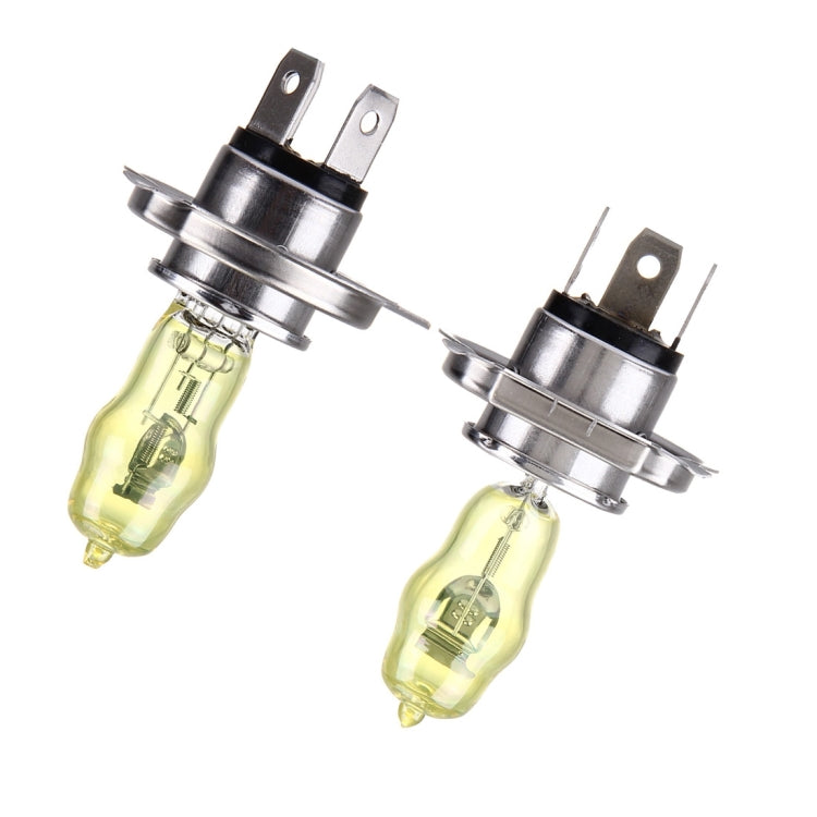 H4 Xenon Pure Yellow Bulbs, 12V 100/90W - Halogen Lights by PMC TechLife | Online Shopping South Africa | PMC TechLife | Buy Now Pay Later Mobicred