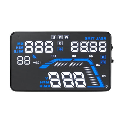 Q7 5.5 inch Car GPS HUD Vehicle-mounted Head Up Display Security System, Support Speed & Real Time & Altitude & Over Speed Alarm & Satellite Number, etc. - Head Up Display System by PMC Jewellery | Online Shopping South Africa | PMC Jewellery | Buy Now Pay Later Mobicred