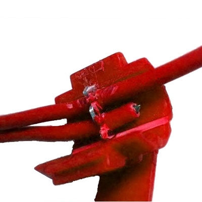 100pcs Cable Clip, Adapt to Line Diameter: 0.3-0.7mm(Red) - Cable Ties & Organizers by PMc TechLife | Online Shopping South Africa | PMc TechLife | Buy Now Pay Later Mobicred