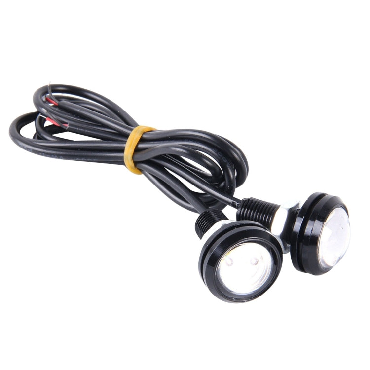 2 PCS 2x 3W  Waterproof Eagle Eye light  White LED Light for Vehicles, Cable Length: 60cm(Blue Light) - Eagle Eye Lamps by PMC TechLife | Online Shopping South Africa | PMC TechLife | Buy Now Pay Later Mobicred