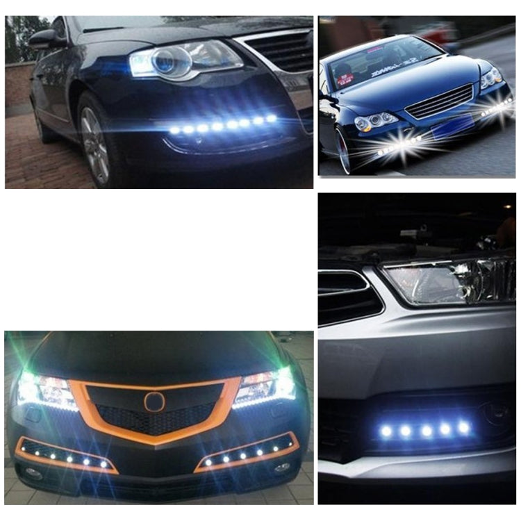 2 PCS 2x 3W  Waterproof Eagle Eye light  White LED Light for Vehicles, Cable Length: 60cm(Blue Light) - Eagle Eye Lamps by PMC Jewellery | Online Shopping South Africa | PMC Jewellery | Buy Now Pay Later Mobicred