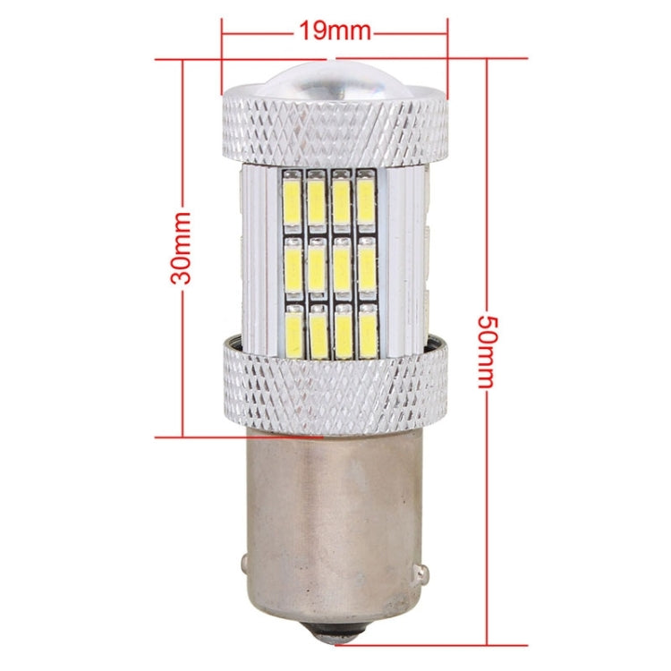 2PCS 1156 10W 540LM White Light 54 LED 4014 SMD Car Brake Light Steering Light Bulb, DC 12V - Brake Lights by PMC TechLife | Online Shopping South Africa | PMC TechLife | Buy Now Pay Later Mobicred