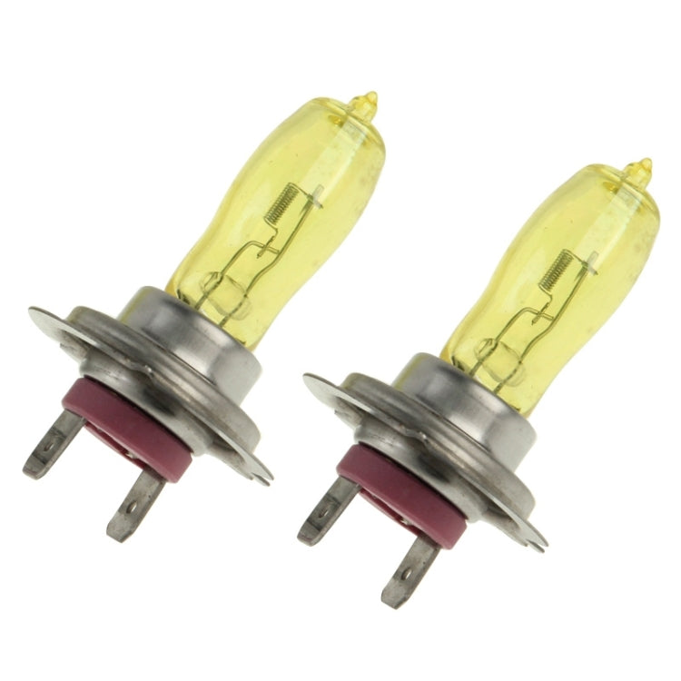 2 X H7 HOD Halogen Bulbs 12V 100W 2400 LM 3500K Yellow Light Headlights - Halogen Lights by PMC TechLife | Online Shopping South Africa | PMC TechLife
