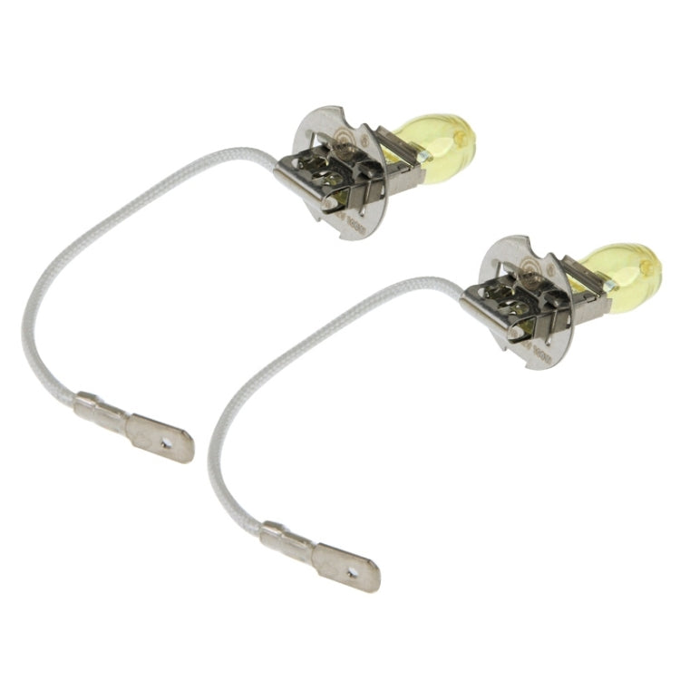 2 X H3 HOD Halogen Bulbs 12V 100W 2400 LM 3500K Yellow Light Headlights - Halogen Lights by PMC TechLife | Online Shopping South Africa | PMC TechLife