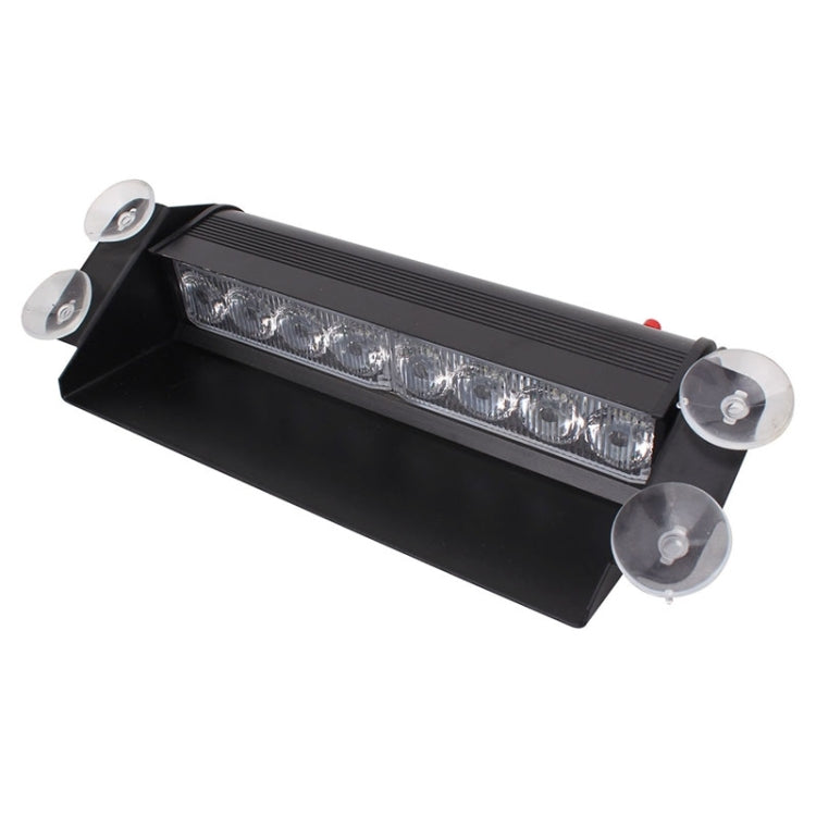 8W 800LM 8-LED White + Yellow Light 3-Modes Adjustable Angle Car Strobe Flash Dash Emergency Light Warning Lamp with Suckers, DC 12V - Warning Lights by PMC TechLife | Online Shopping South Africa | PMC TechLife | Buy Now Pay Later Mobicred