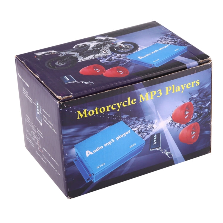 Motorcycle Anti-theft Digital MP3 with 2.5 inch Speaker, FM Radio & Remote Control, Support SD Card & USB Flash Disk(Black) - Theft Protection by PMC TechLife | Online Shopping South Africa | PMC TechLife | Buy Now Pay Later Mobicred
