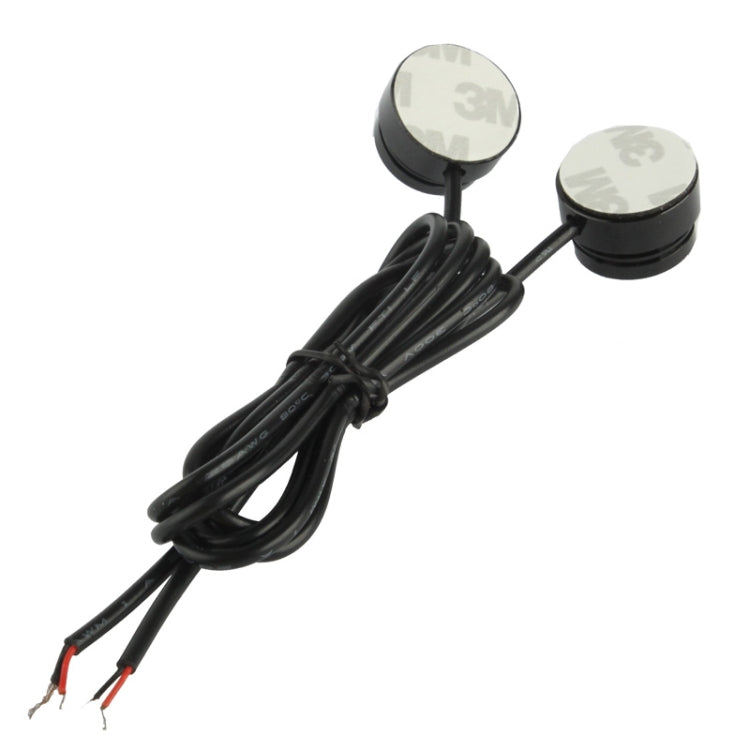 2x 1.5W Waterproof Eagle Eye Light White LED Light for Vehicles, Cable Length: 65cm - Eagle Eye Lamps by PMC TechLife | Online Shopping South Africa | PMC TechLife | Buy Now Pay Later Mobicred