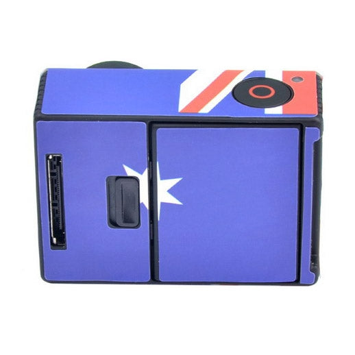 Retro AU Flag Pattern Case Sticker for GoPro HERO3+ /3 - Stickers by PMC TechLife | Online Shopping South Africa | PMC TechLife | Buy Now Pay Later Mobicred