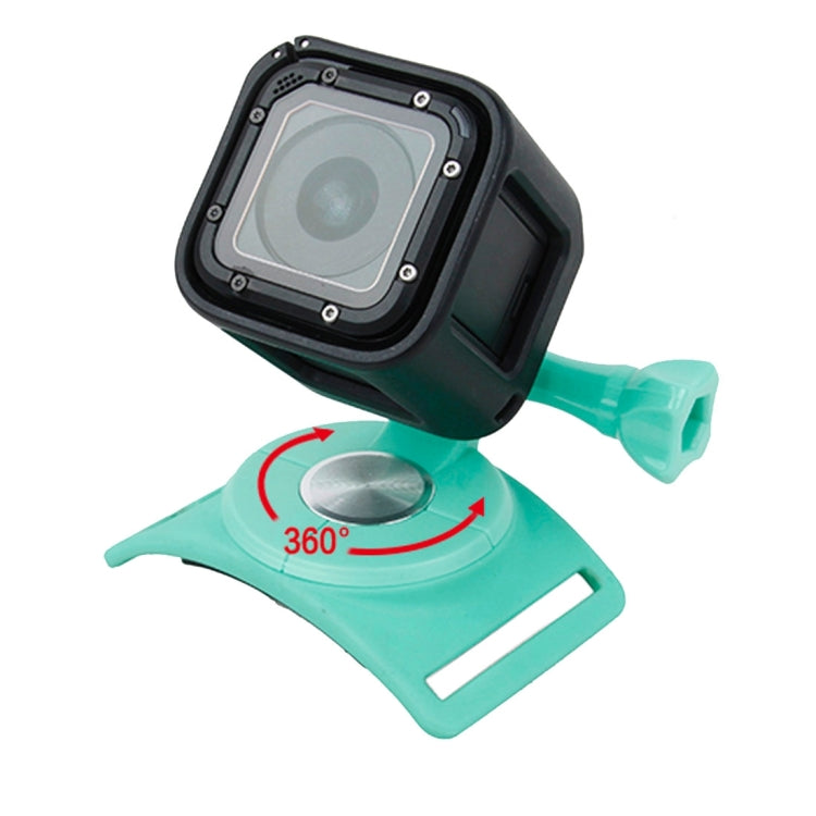 TMC HR357 360-degree Rotation Mount with Straps for GoPro Hero12 Black / Hero11 /10 /9 /8 /7 /6 /5, Insta360 Ace / Ace Pro, DJI Osmo Action 4 and Other Action Cameras(Green) - Wrist Strap by TMC | Online Shopping South Africa | PMC Jewellery | Buy Now Pay Later Mobicred