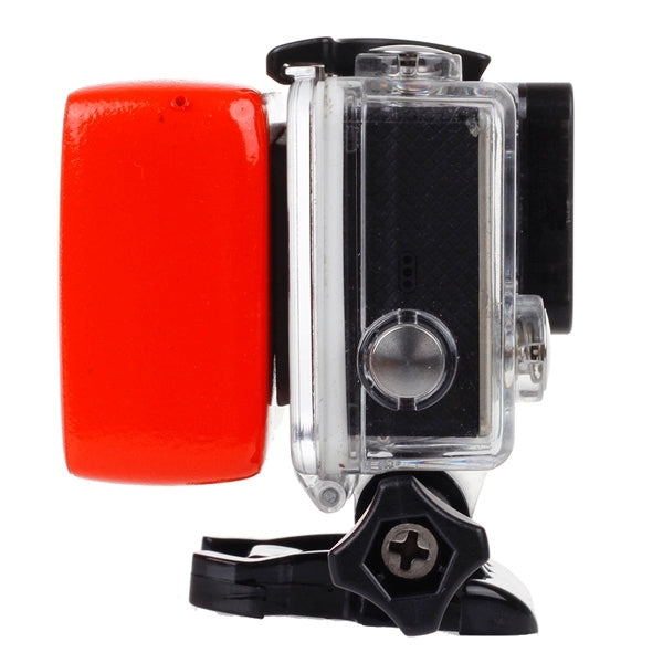 Backdoor Floaty Sponge with Sticker for GoPro Hero12 Black / Hero11 /10 /9 /8 /7 /6 /5, Insta360 Ace / Ace Pro, DJI Osmo Action 4 and Other Action Cameras(Red) - Floaty Sponge by PMC Jewellery | Online Shopping South Africa | PMC Jewellery | Buy Now Pay Later Mobicred