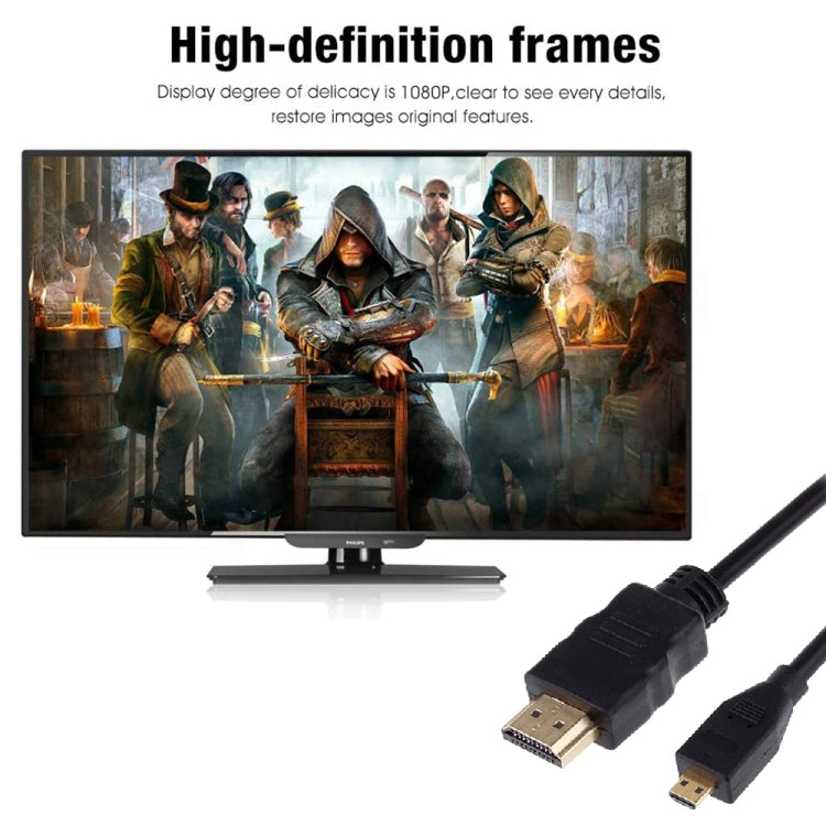 XM46 Full 1080P Video HDMI to Micro HDMI Cable for Xiaomi Xiaoyi, Length: 1.5m -  by PMC Jewellery | Online Shopping South Africa | PMC Jewellery | Buy Now Pay Later Mobicred