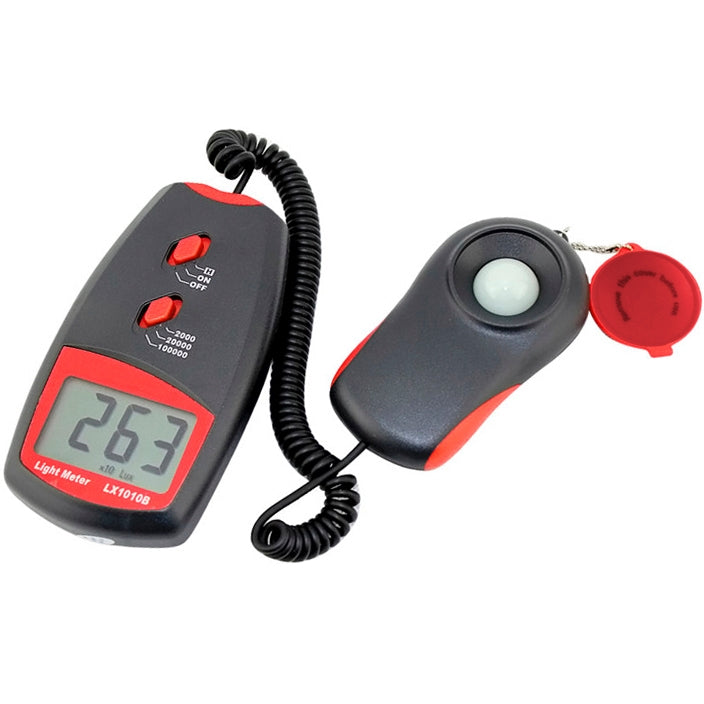 Digital Light Meter, Measuring Range: 1-100000 Lux(Red) - Light & Sound Meter by PMC TechLife | Online Shopping South Africa | PMC TechLife | Buy Now Pay Later Mobicred