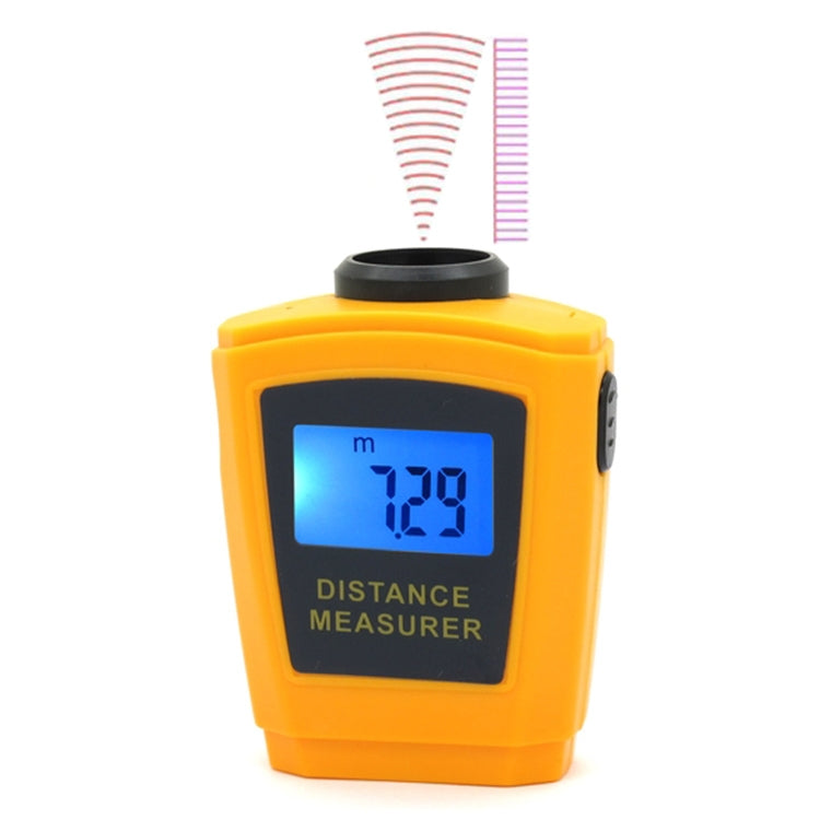 Mini Ultrasonic Distance Measurer with Laser Pointer(Orange) - Laser Rangefinder by PMC TechLife | Online Shopping South Africa | PMC TechLife | Buy Now Pay Later Mobicred