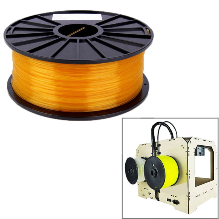 PLA 1.75 mm Transparent 3D Printer Filaments(Orange) - Consumables by PMC TechLife | Online Shopping South Africa | PMC TechLife | Buy Now Pay Later Mobicred