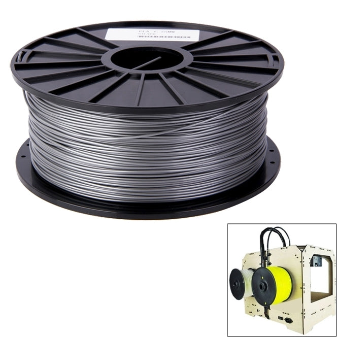 ABS 1.75 mm Color Series 3D Printer Filaments, about 395m(Silver) - Consumables by PMC TechLife | Online Shopping South Africa | PMC TechLife | Buy Now Pay Later Mobicred