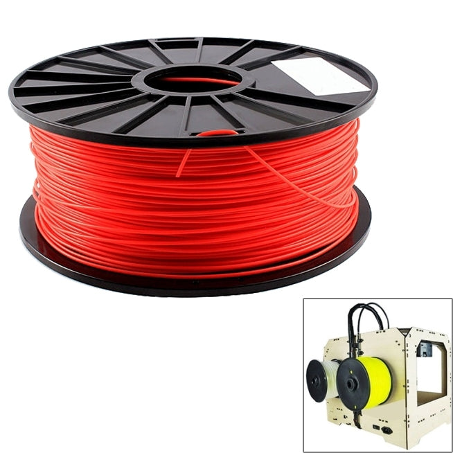 PLA 3.0 mm Fluorescent 3D Printer Filaments, about 115m(Red) - Consumables by PMC TechLife | Online Shopping South Africa | PMC TechLife | Buy Now Pay Later Mobicred