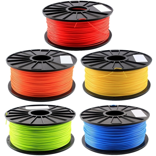 PLA 3.0 mm Fluorescent 3D Printer Filaments, about 115m(Orange) - Consumables by PMC TechLife | Online Shopping South Africa | PMC TechLife | Buy Now Pay Later Mobicred