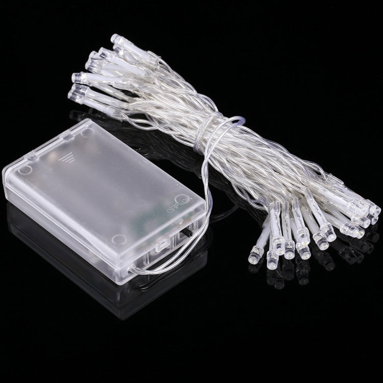 3m String Decoration Light, For Christmas Party, 30 LED,  2-Mode Flash, Battery Powered(White Light) - Holiday Lights by PMC TechLife | Online Shopping South Africa | PMC TechLife | Buy Now Pay Later Mobicred