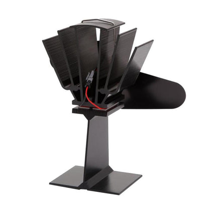 YL501 Eco-friendly Heat Powered Stove Fan for Wood / Gas / Pellet Stoves(Silver) - Electric Fans by PMC Jewellery | Online Shopping South Africa | PMC Jewellery | Buy Now Pay Later Mobicred