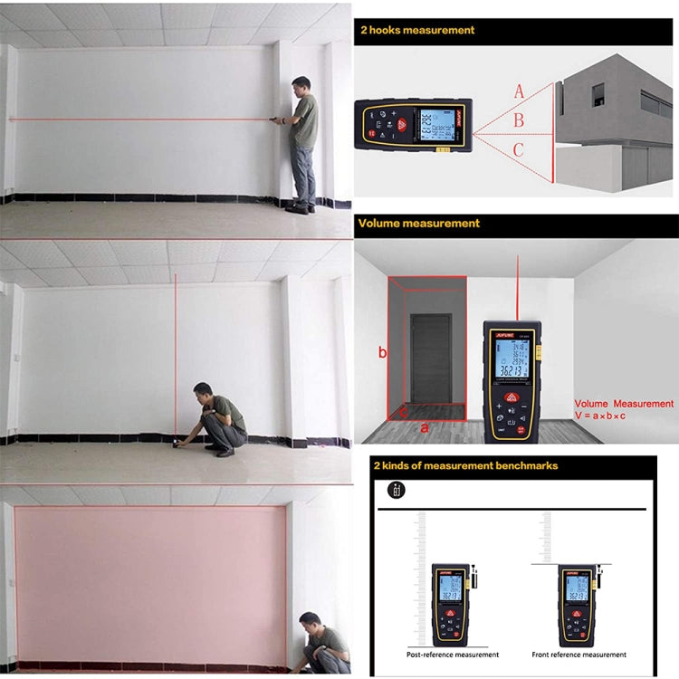 CP-100S Digital Handheld Laser Distance Meter, Max Measuring Distance: 100m - Laser Rangefinder by PMC TechLife | Online Shopping South Africa | PMC TechLife | Buy Now Pay Later Mobicred