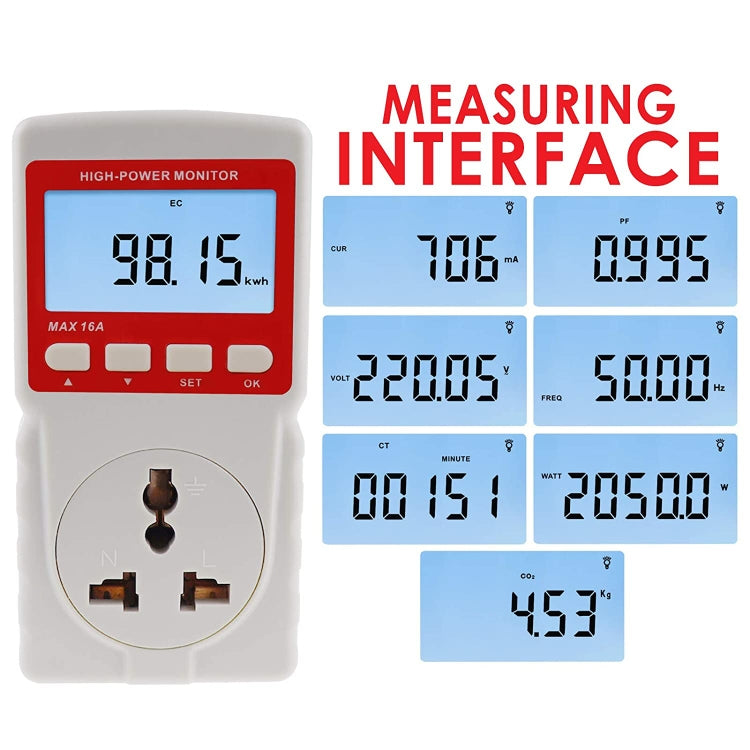 BENETECH GM89 High Power Monitor, US Plug - free shipping - PMC TechLife - Order now!