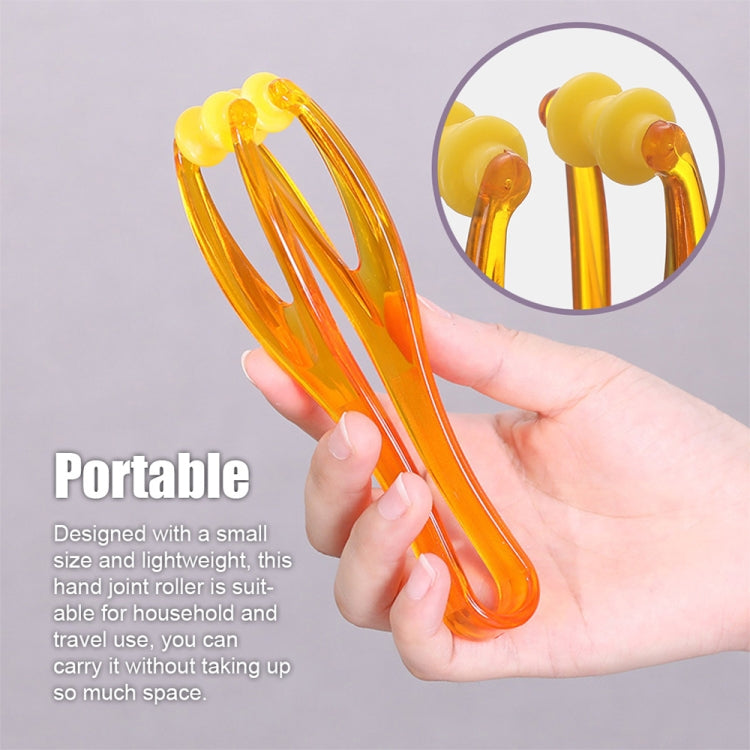 Y Type Convenient Finger Palm Massor Tool(Orange) - free shipping - PMC TechLife - Order now!