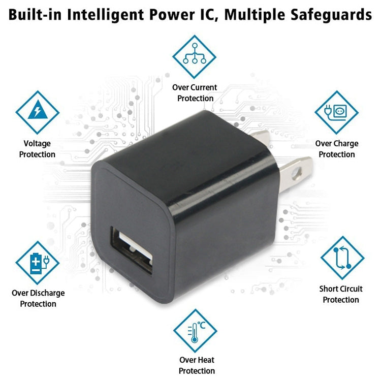 US Plug USB Charger(Black) - free shipping - PMC Jewellery - Order now!