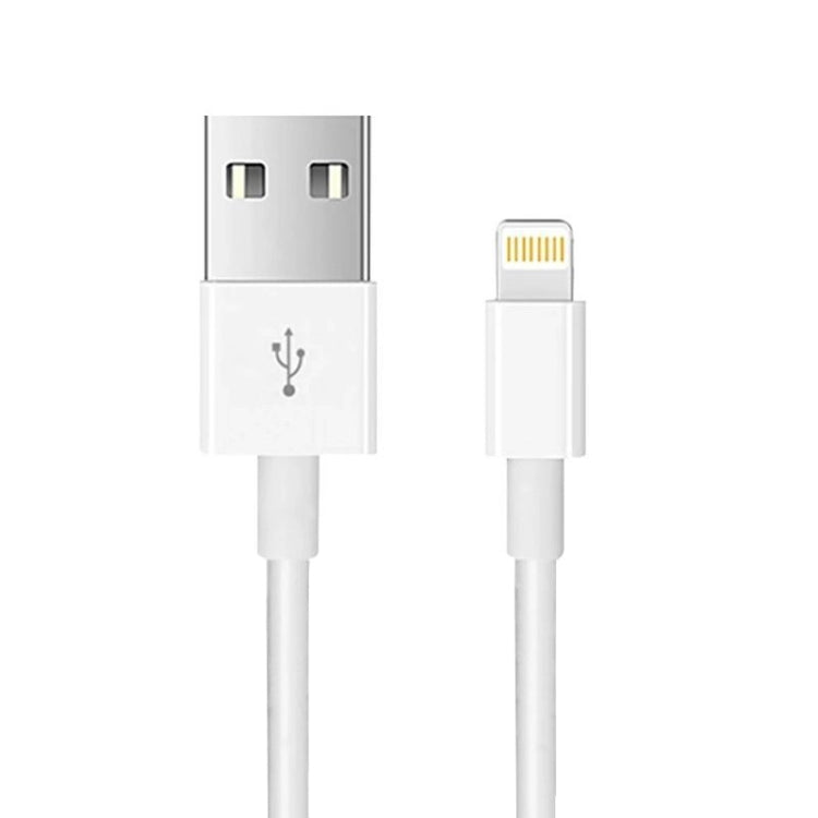 USB to 8 Pin Sync Data Charging Cable, Cable Length: 3m(White) - Normal Style Cable by PMC Jewellery | Online Shopping South Africa | PMC Jewellery | Buy Now Pay Later Mobicred