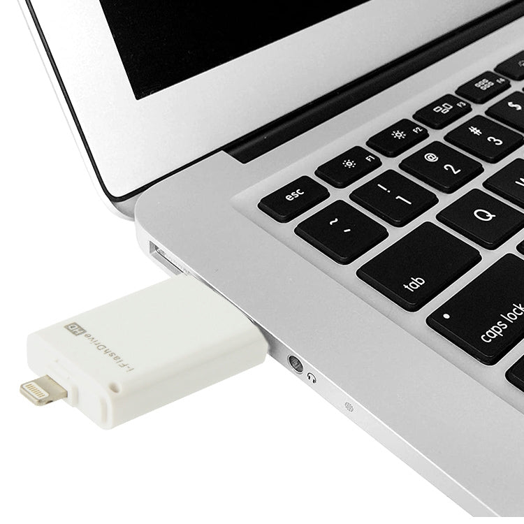 32GB i-Flash Driver HD U Disk USB Drive Memory Stick for iPhone / iPad / iPod touch(White) - U Disk & Card Reader by PMC Jewellery | Online Shopping South Africa | PMC Jewellery | Buy Now Pay Later Mobicred