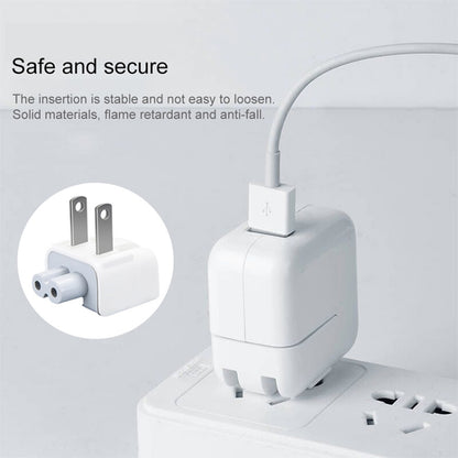 2.1A USB Power Adapter Travel Charger, AU Plug(White) - USB Charger by PMC Jewellery | Online Shopping South Africa | PMC Jewellery | Buy Now Pay Later Mobicred