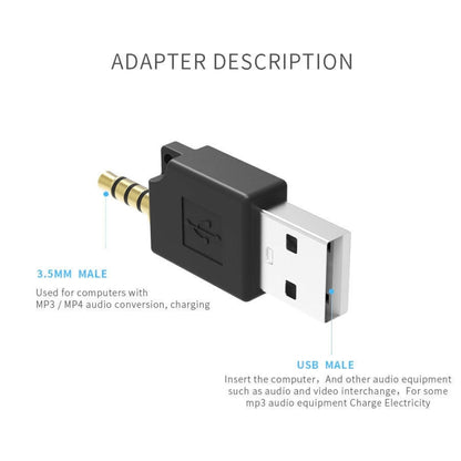 For iPod shuffle 3rd / 2nd USB Data Dock Charger Adapter, Length: 4.6cm(White) - Converter & Adapter by PMC Jewellery | Online Shopping South Africa | PMC Jewellery | Buy Now Pay Later Mobicred