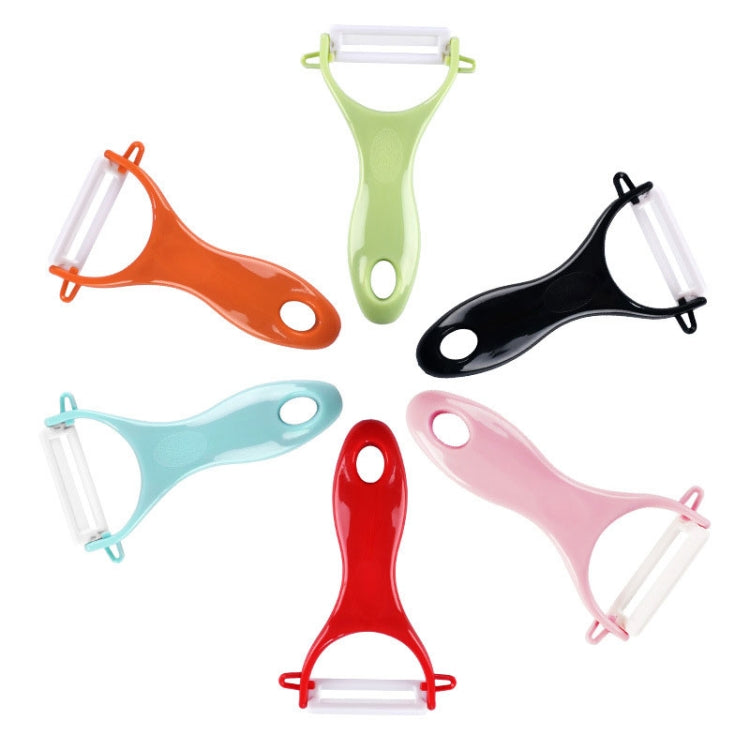 T Shaped Ceramic Skin Peeler with Durable ABS Handle, Random Color Delivery - Cutter & Peeler by PMC TechLife | Online Shopping South Africa | PMC TechLife | Buy Now Pay Later Mobicred