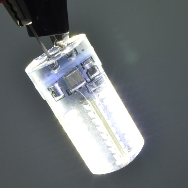 G4 4W 200LM  Silicone Corn Light Bulb, 64 LED SMD 3014, White Light, AC 220V - LED Blubs & Tubes by PMc TechLife | Online Shopping South Africa | PMc TechLife | Buy Now Pay Later Mobicred