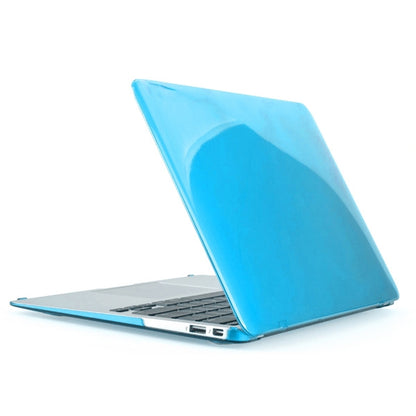 ENKAY for MacBook Air 11.6 inch (US Version) / A1370 / A1465 4 in 1 Crystal Hard Shell Plastic Protective Case with Screen Protector & Keyboard Guard & Anti-dust Plugs(Blue) - MacBook Air Cases by ENKAY | Online Shopping South Africa | PMC Jewellery | Buy Now Pay Later Mobicred