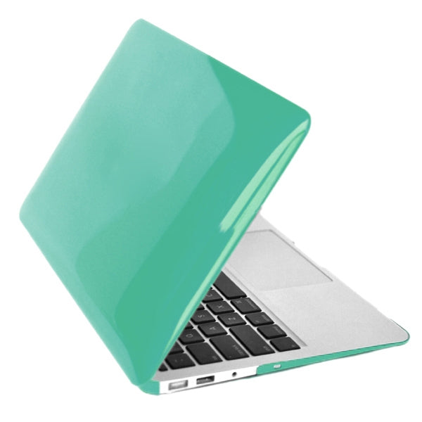 ENKAY for MacBook Air 13.3 inch (US Version) / A1369 / A1466 4 in 1 Crystal Hard Shell Plastic Protective Case with Screen Protector & Keyboard Guard & Anti-dust Plugs(Green) - MacBook Air Cases by ENKAY | Online Shopping South Africa | PMC Jewellery | Buy Now Pay Later Mobicred