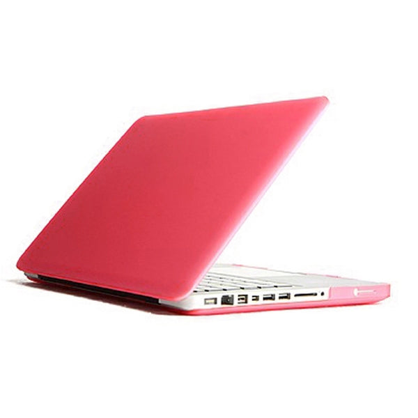 ENKAY for MacBook Pro 13.3 inch (US Version) / A1278 4 in 1 Frosted Hard Shell Plastic Protective Case with Screen Protector & Keyboard Guard & Anti-dust Plugs(Pink) - MacBook Pro Cases by ENKAY | Online Shopping South Africa | PMC Jewellery | Buy Now Pay Later Mobicred