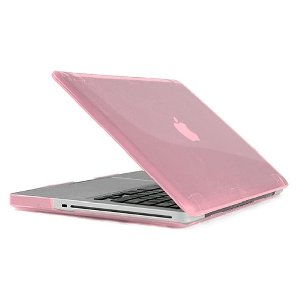 ENKAY for MacBook Pro 15.4 inch (US Version) / A1286 4 in 1 Crystal Hard Shell Plastic Protective Case with Screen Protector & Keyboard Guard & Anti-dust Plugs(Pink) - MacBook Pro Cases by ENKAY | Online Shopping South Africa | PMC Jewellery | Buy Now Pay Later Mobicred