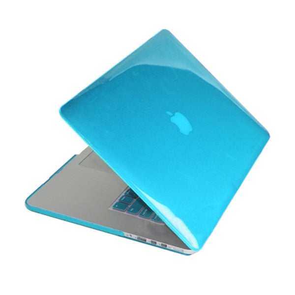 ENKAY for MacBook Pro Retina 13.3 inch (US Version) / A1425 / A1502 4 in 1 Crystal Hard Shell Plastic Protective Case with Screen Protector & Keyboard Guard & Anti-dust Plugs(Blue) - MacBook Pro Cases by ENKAY | Online Shopping South Africa | PMC Jewellery | Buy Now Pay Later Mobicred