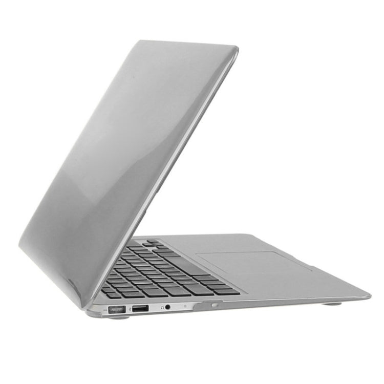 ENKAY for Macbook Air 11.6 inch (US Version) / A1370 / A1465 Hat-Prince 3 in 1 Crystal Hard Shell Plastic Protective Case with Keyboard Guard & Port Dust Plug(Grey) - MacBook Air Cases by ENKAY | Online Shopping South Africa | PMC Jewellery | Buy Now Pay Later Mobicred