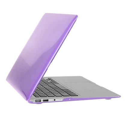 ENKAY for Macbook Air 13.3 inch (US Version) / A1369 / A1466 Hat-Prince 3 in 1 Crystal Hard Shell Plastic Protective Case with Keyboard Guard & Port Dust Plug(Purple) - MacBook Air Cases by ENKAY | Online Shopping South Africa | PMC Jewellery | Buy Now Pay Later Mobicred